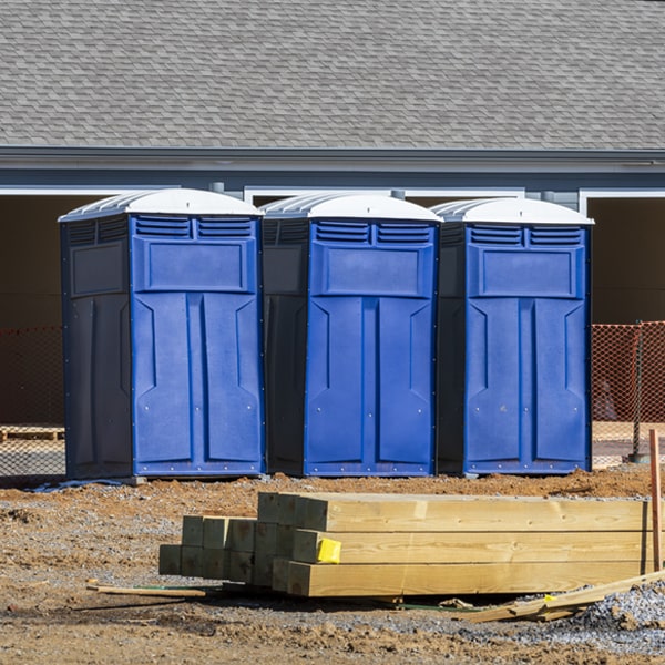 is there a specific order in which to place multiple porta potties in Drummond